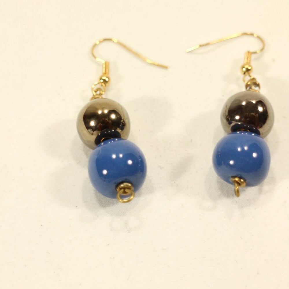 KAZURI Handmade Beaded Multicolor Earrings PAIR Sz OS